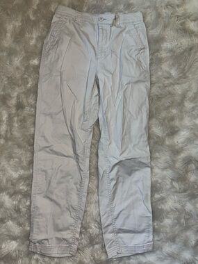 Old Navy Women's Light Gray Chino Pants